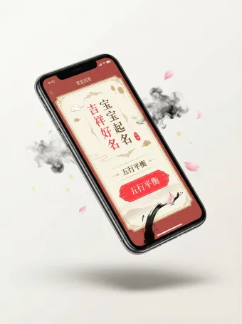 宝宝好名通 App 界面